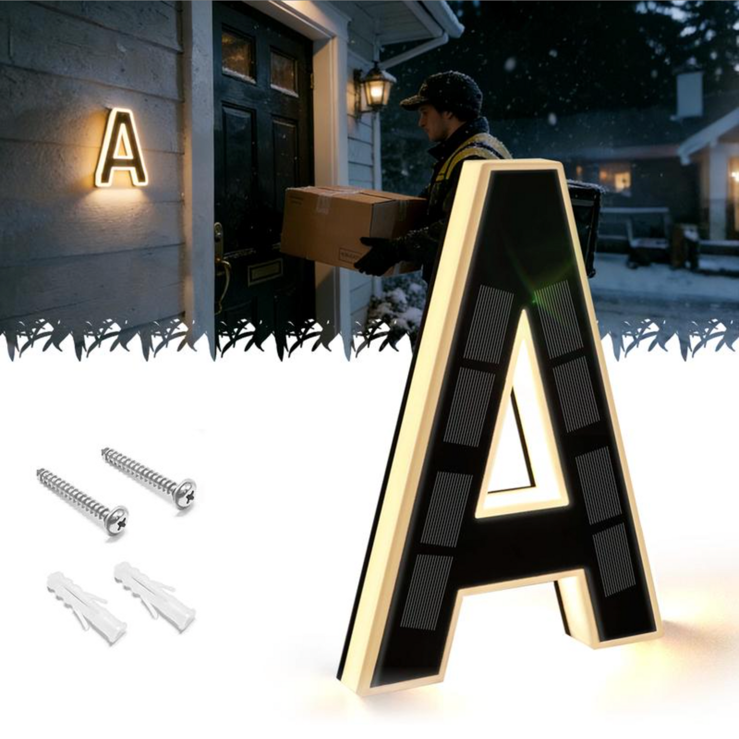 KINETA™ 9" Solar House Numbers