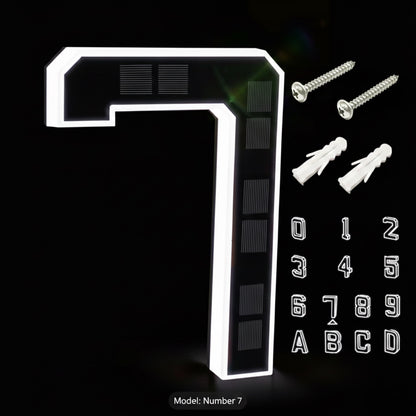 Back-up KINETA™ 9" Solar House Numbers