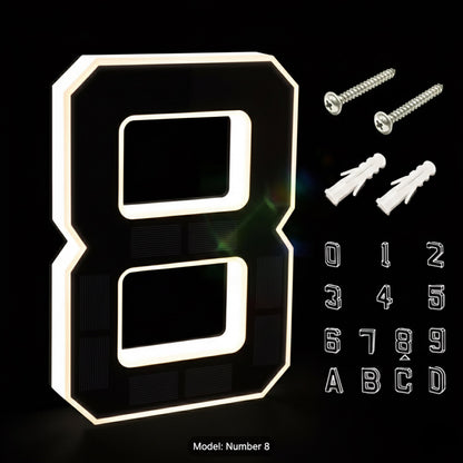 Back-up KINETA™ 9" Solar House Numbers