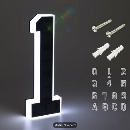 Back-up KINETA™ 9" Solar House Numbers