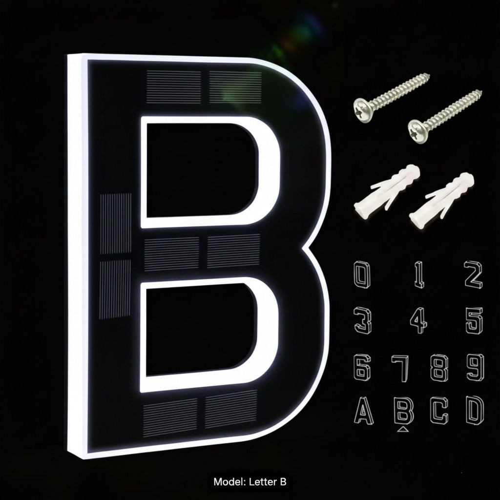 Back-up KINETA™ 9" Solar House Numbers