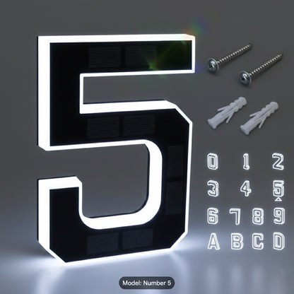 Back-up KINETA™ 9" Solar House Numbers