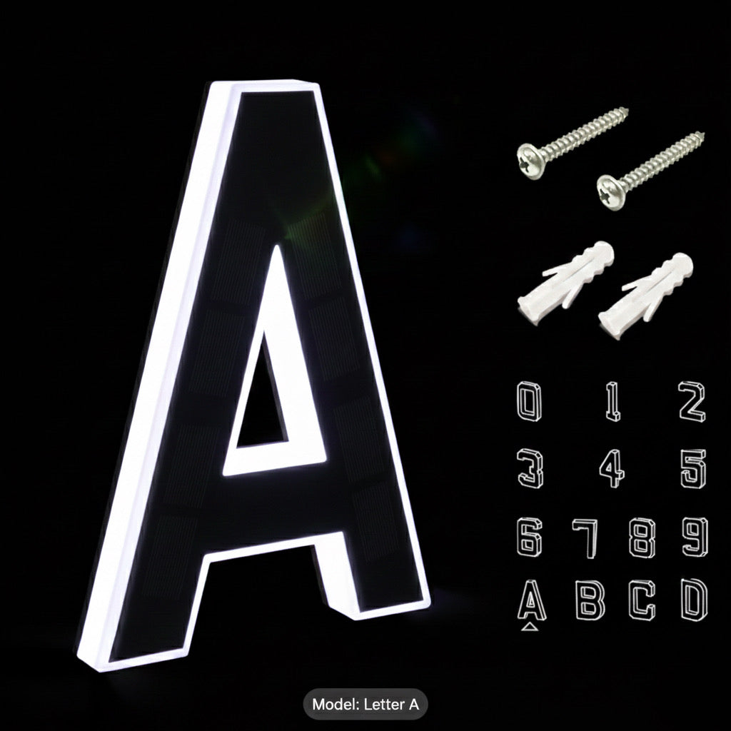 Back-up KINETA™ 9" Solar House Numbers