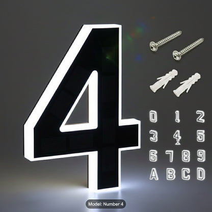 Back-up KINETA™ 9" Solar House Numbers