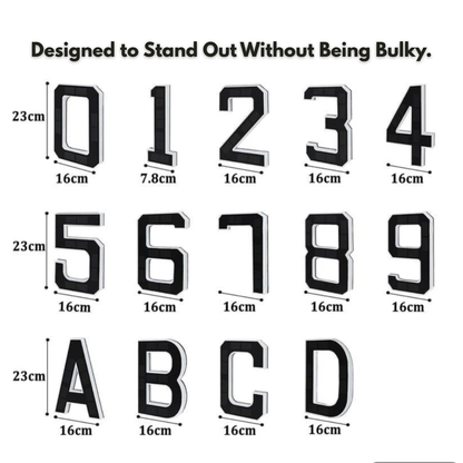 KINETA™ 9" Solar House Numbers