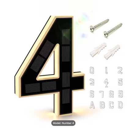 KINETA™ 9" Solar House Numbers