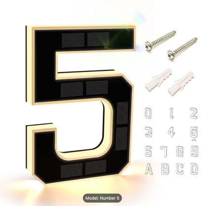 KINETA™ 9" Solar House Numbers
