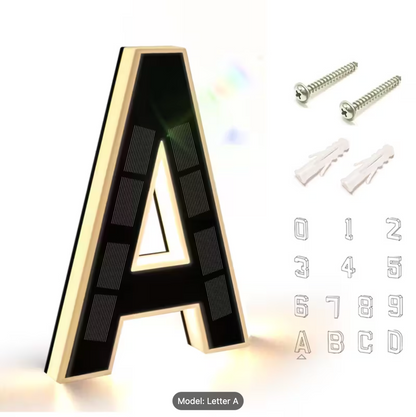 KINETA™ 9" Solar House Numbers