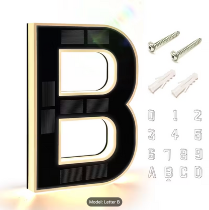 KINETA™ 9" Solar House Numbers