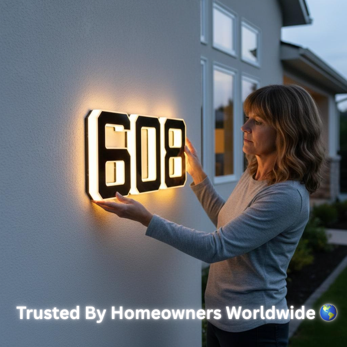 KINETA™ 9" Solar House Numbers