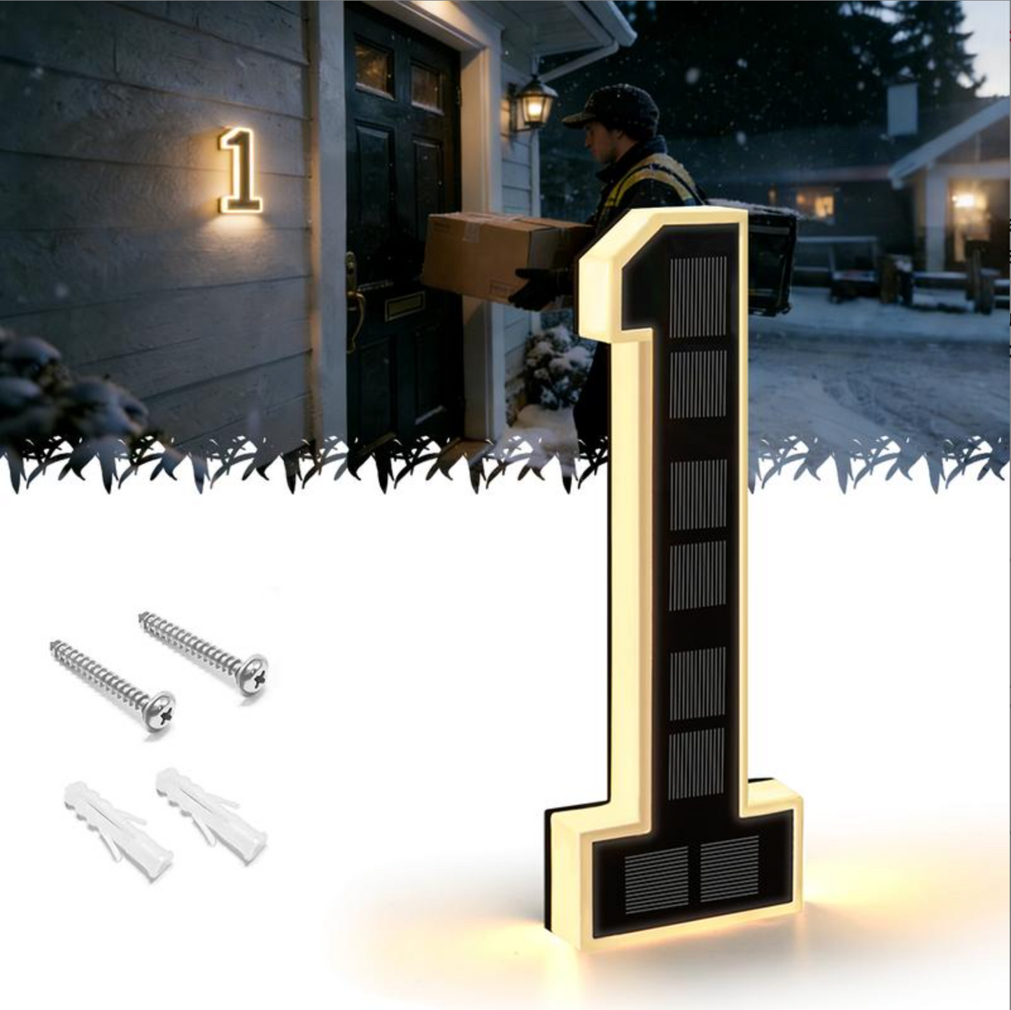 KINETA™ 9" Solar House Numbers