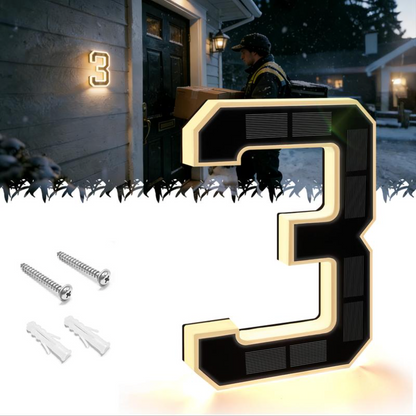 KINETA™ 9" Solar House Numbers