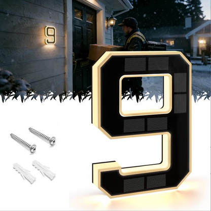 KINETA™ 9" Solar House Numbers
