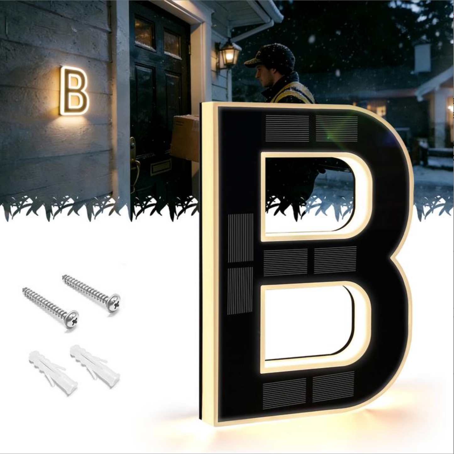 KINETA™ 9" Solar House Numbers