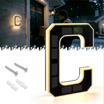 KINETA™ 9" Solar House Numbers