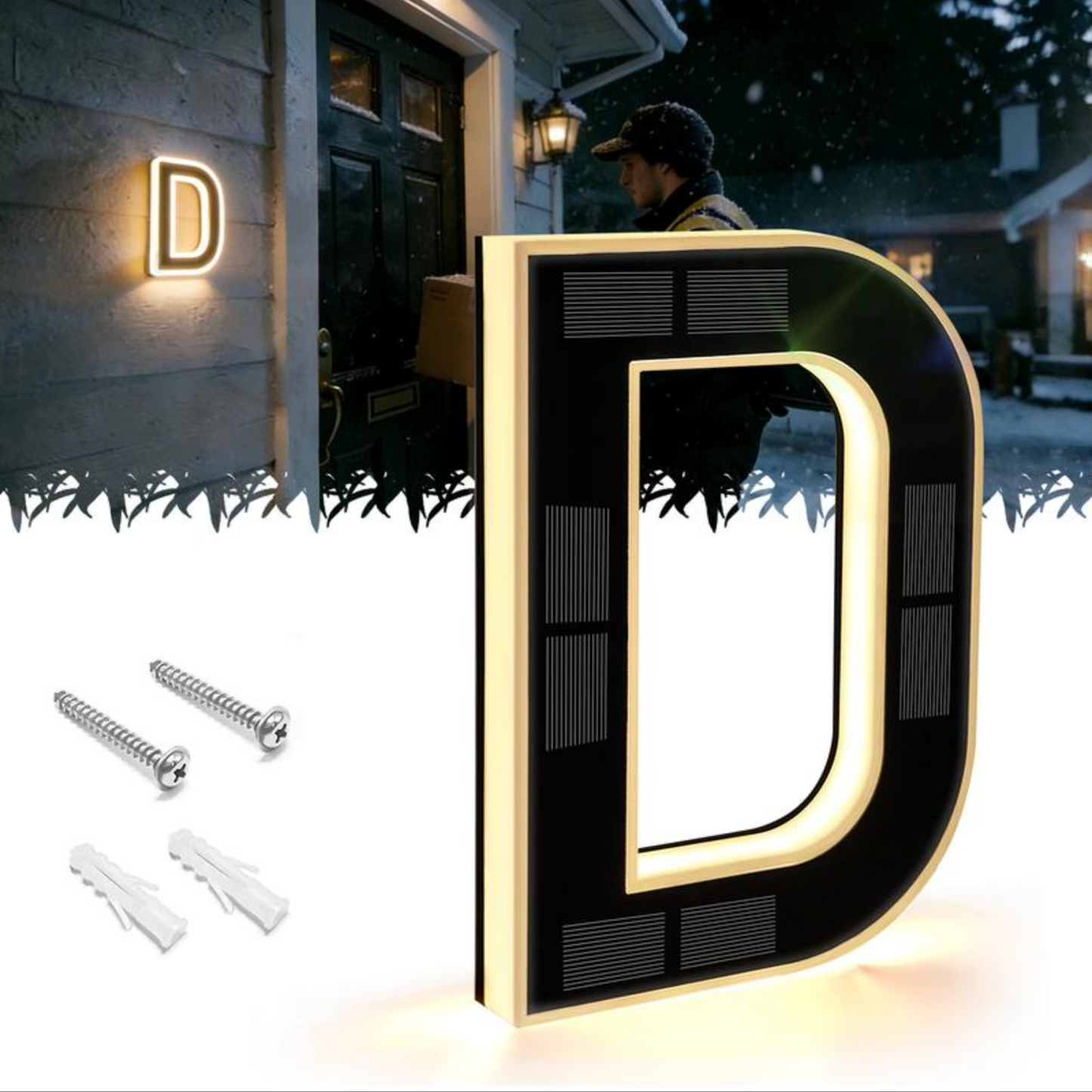 KINETA™ 9" Solar House Numbers