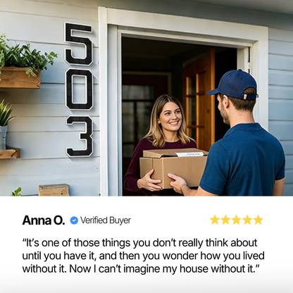 KINETA™ 9" Solar House Numbers